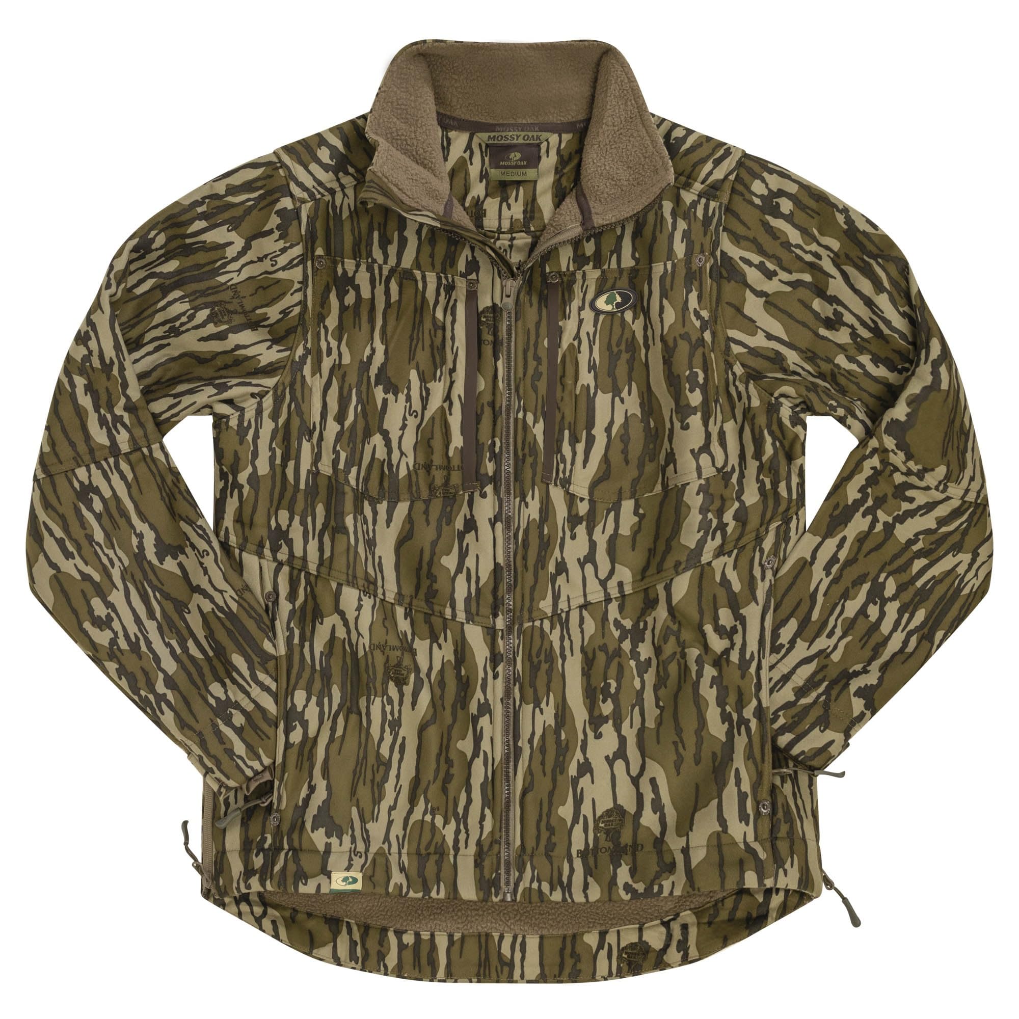 Mossy Oak Men's Standard Sherpa Fleece Lined Camo Hunting Jacket